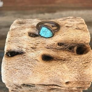 HAWKHOUSE Turquoise & Copper Nugget Ring